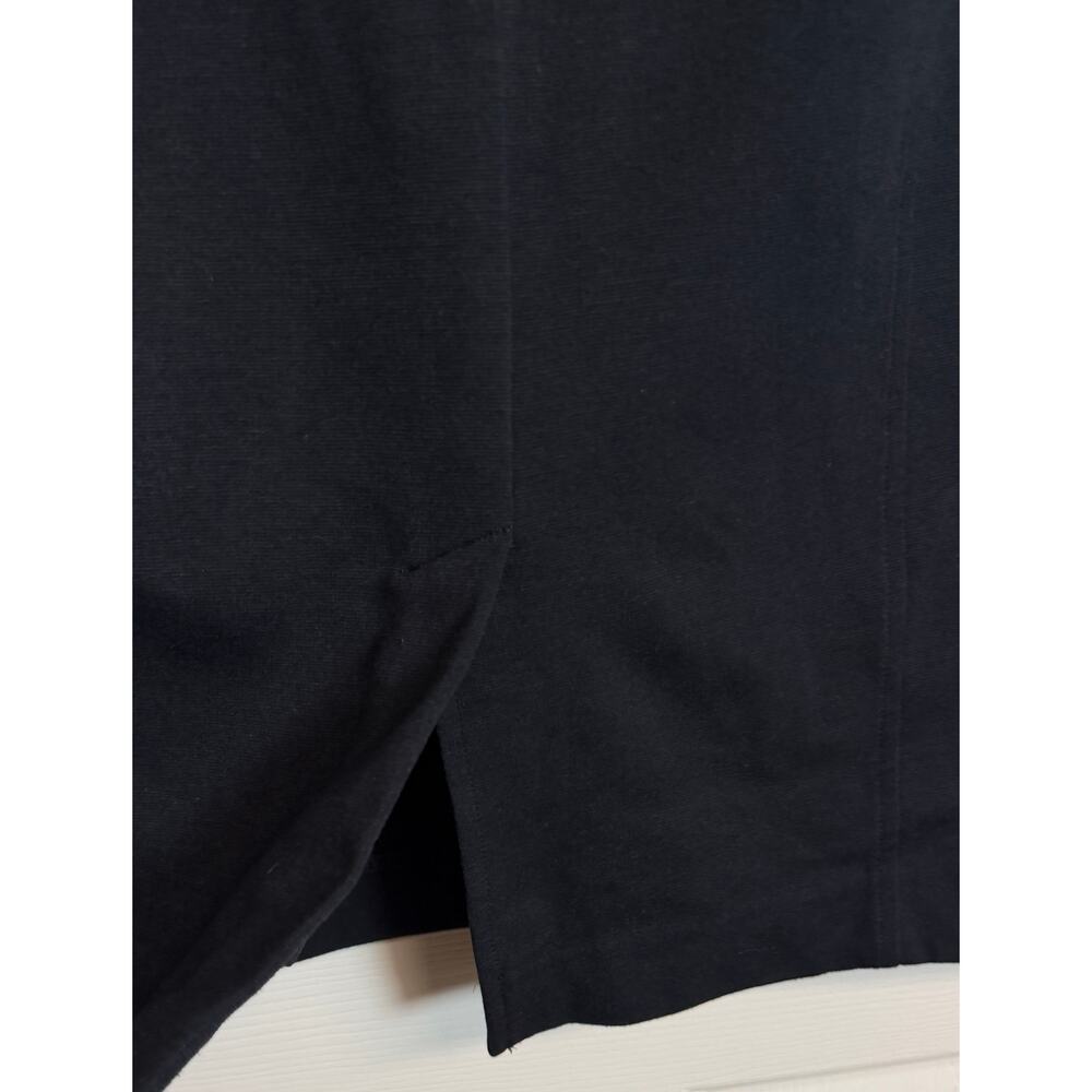 Michael Kors Women Skirt Black Straight Back Zipper Stretch Back Slit Career EUC - Picture 5 of 8